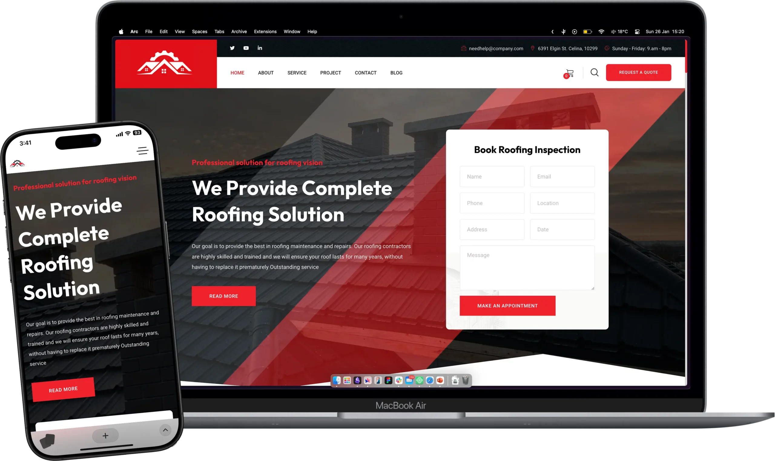 Website example